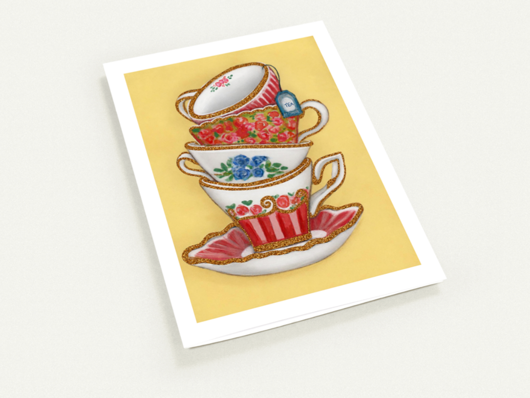 Teacup Greeting Cards
