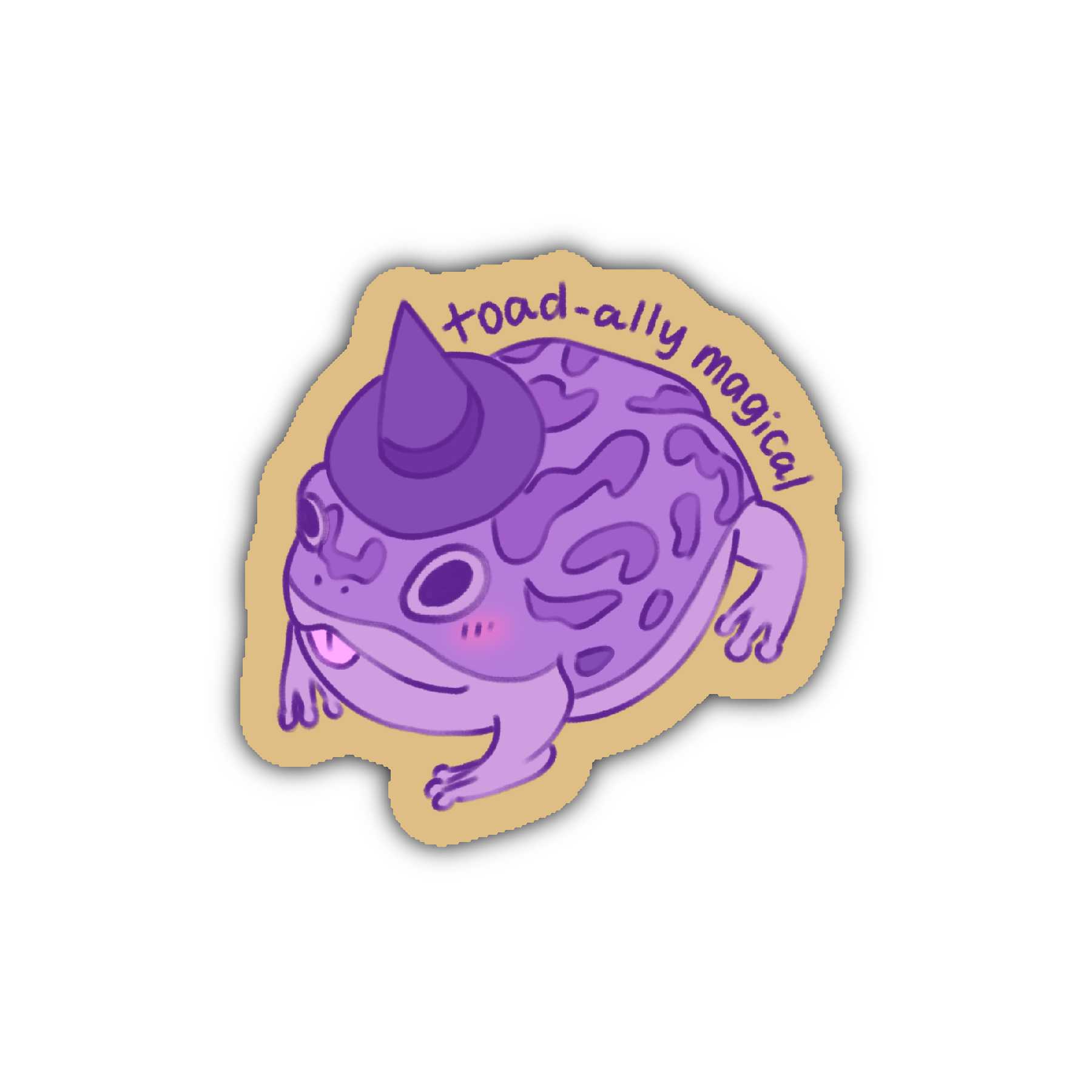 Toad-ally Magical Sticker