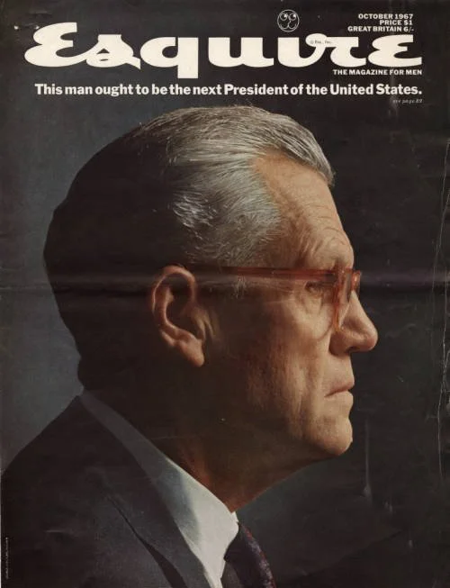 Photo of J. Irwin Miller on the cover of Esquire magazine, 1967