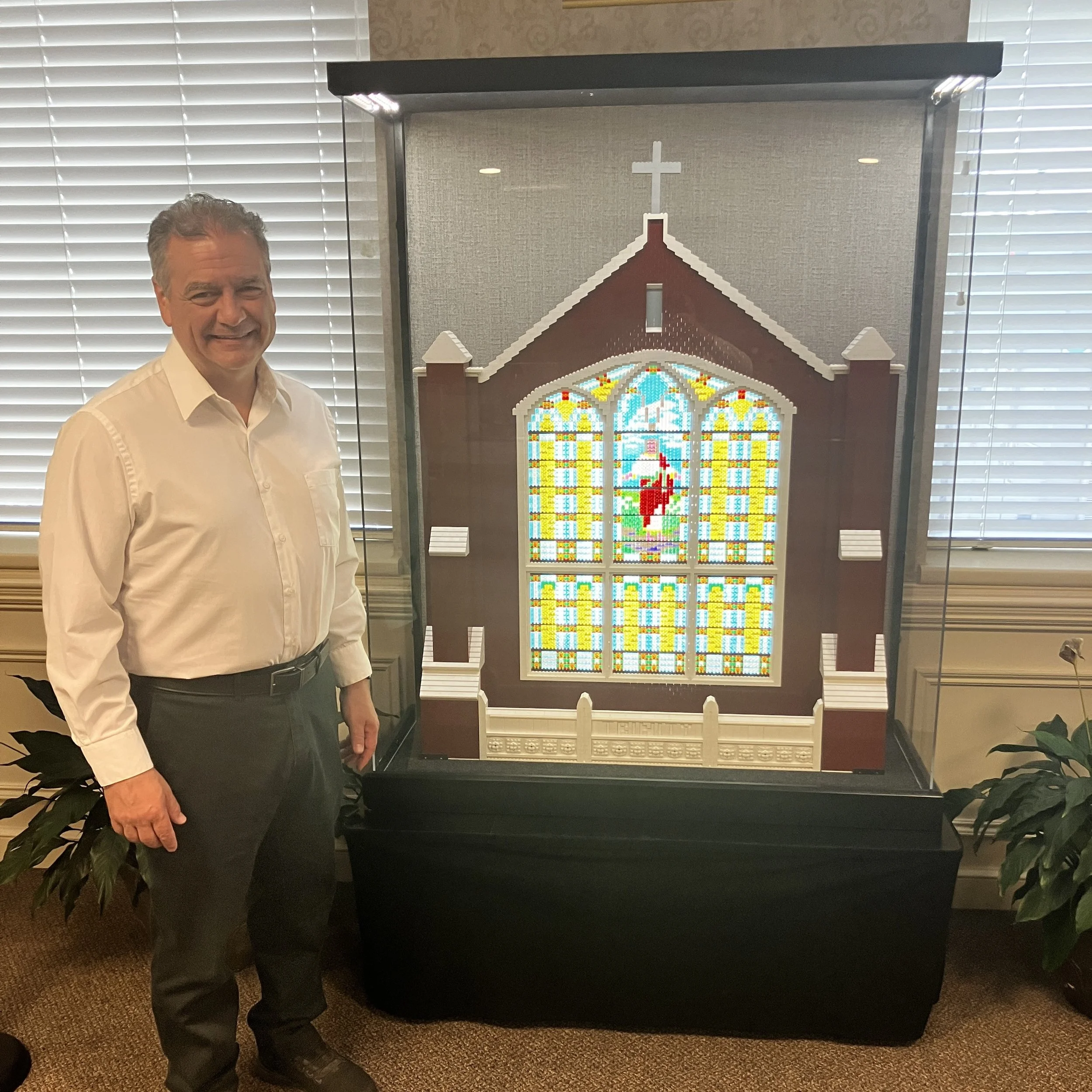 Stained Glass Commission Piece for Trinity on the Hill Church