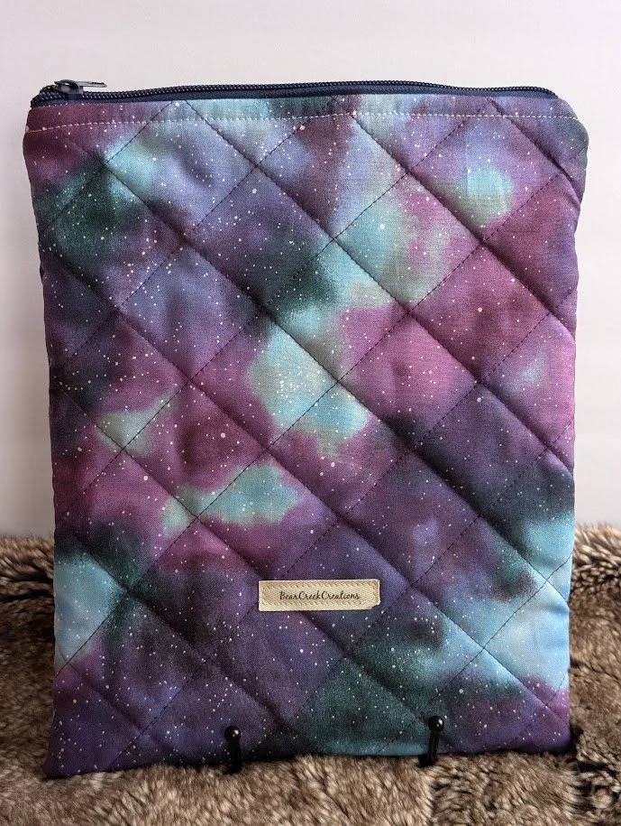Galaxy Quilted Book Sleeve