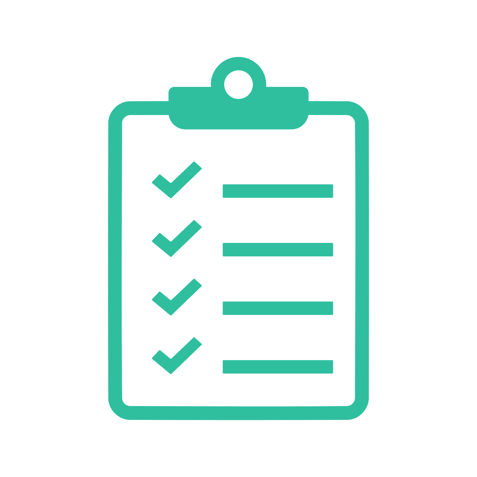 Illustration of a clipboard with checkmarks and a rectangular box, symbolizing tasks and completion.