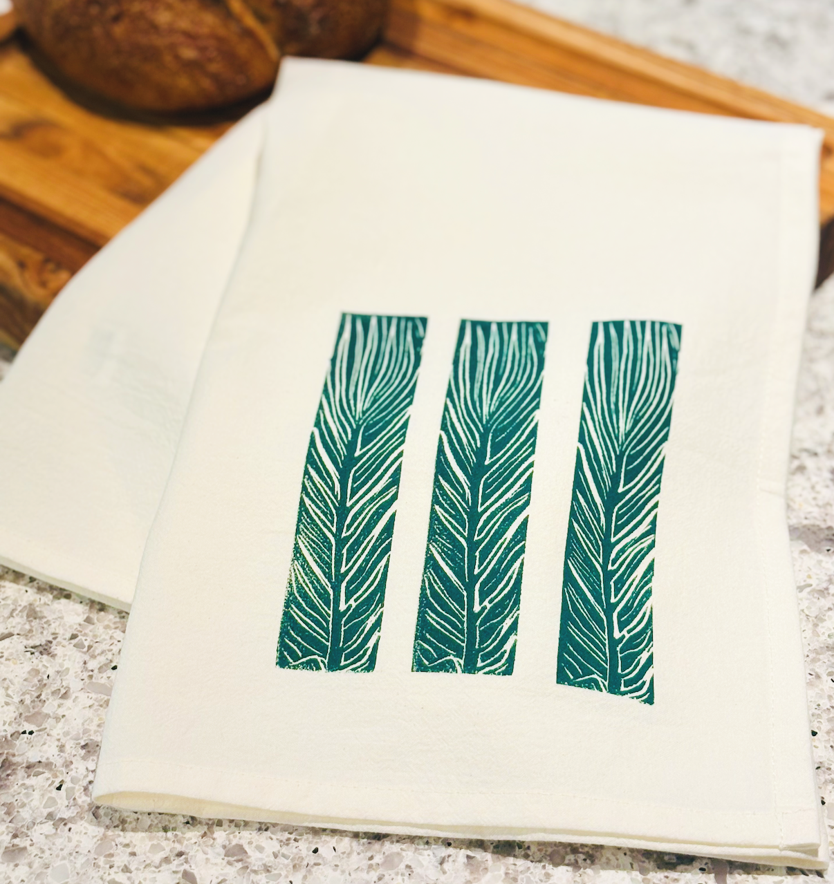 Canna 'Tropicana' leaf Cotton Tea Towel