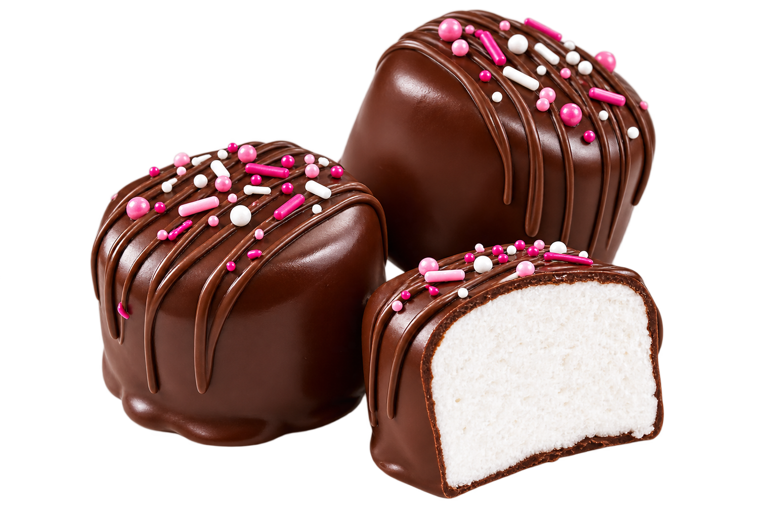 12 Chocolate Covered Jumbo Marshmallows
