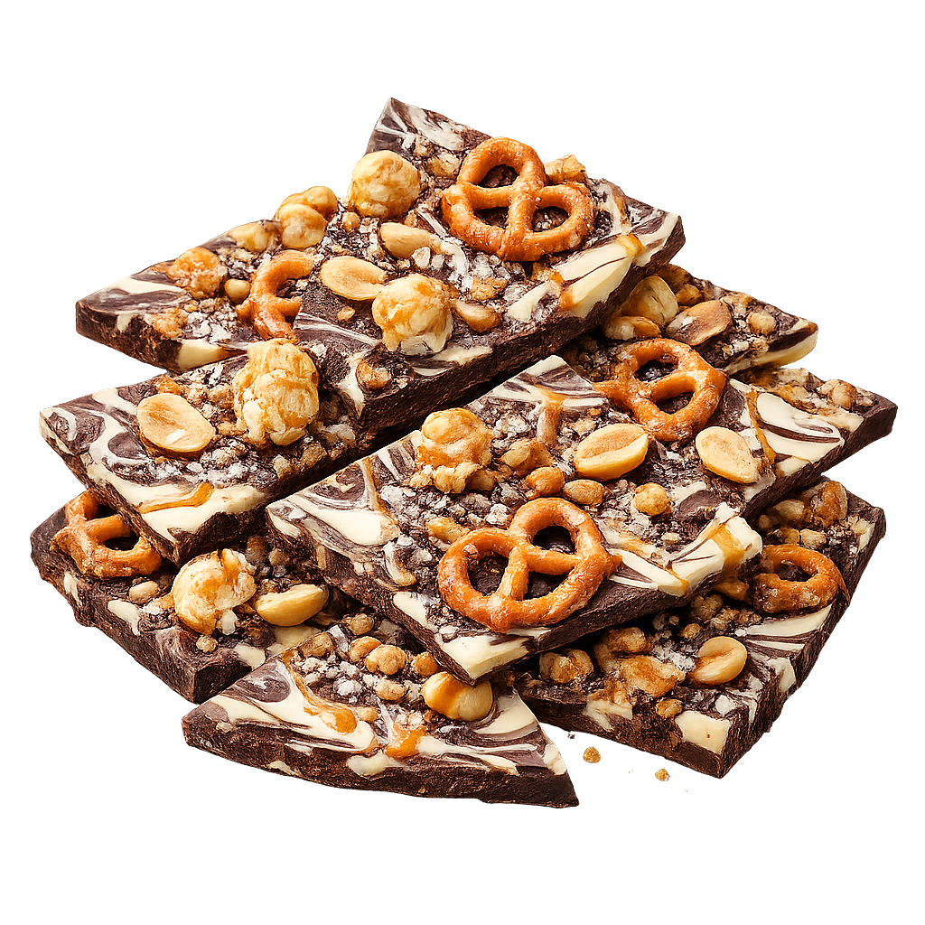 Sweet And Salty Chocolate Bark