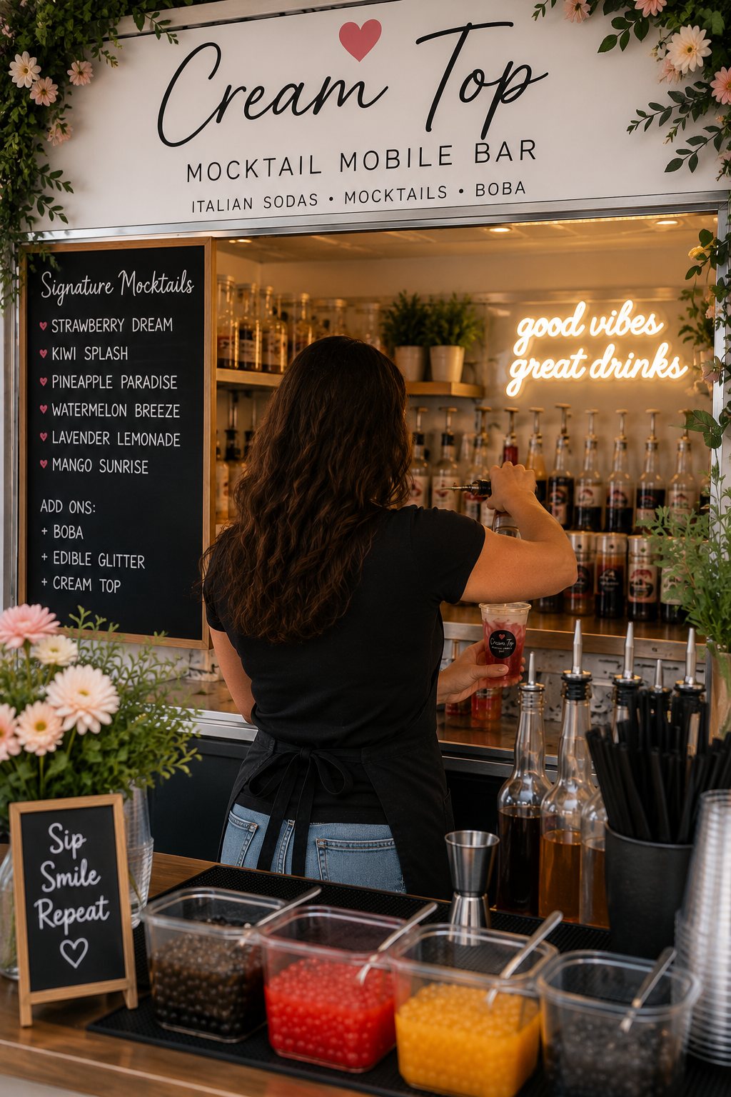 Mocktail Ticket Bar