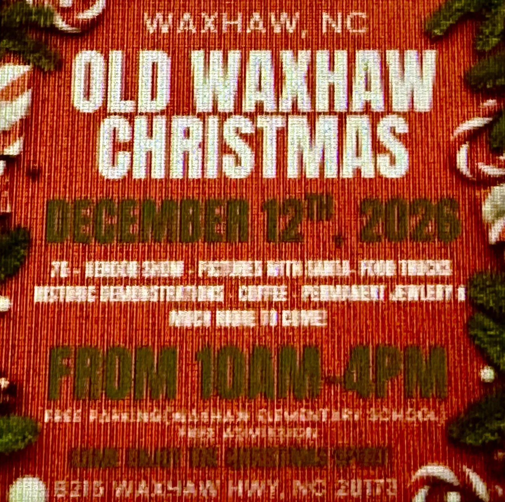Old Waxhaw Christmas