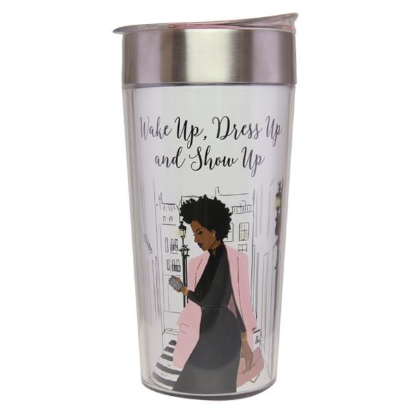 Travel Cup “Wake Up, “Dress Up, Show Up”