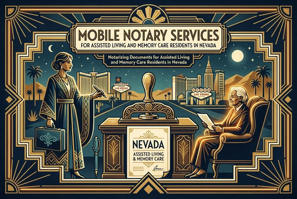 Notarizing Documents for Assisted Living and Memory Care Residents in Nevada
