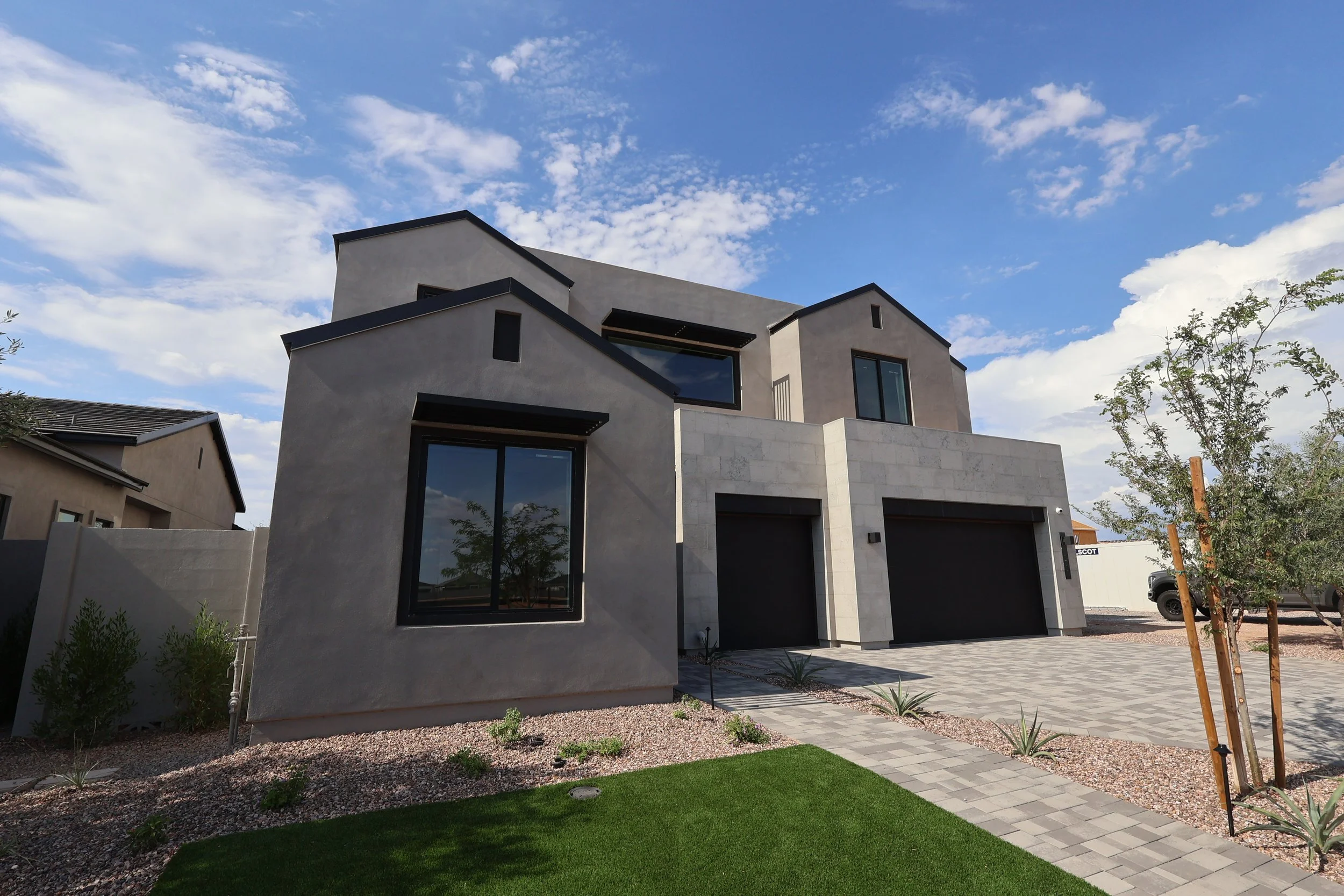 Near Completed Model Home