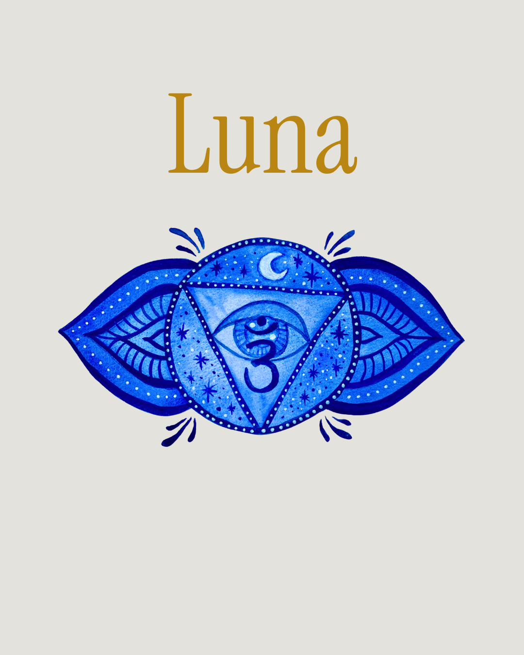 Luna - third eye chakra blend