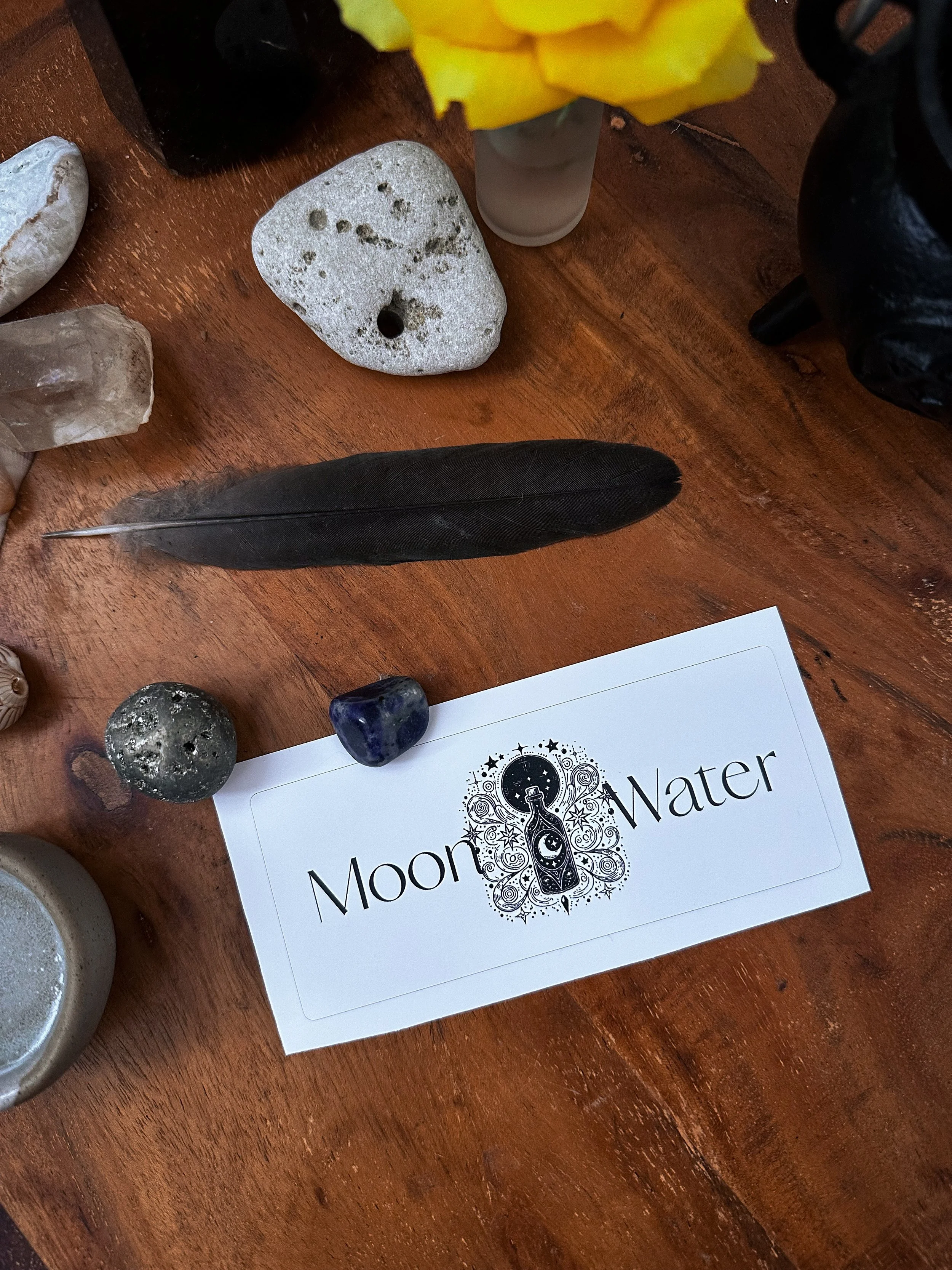 Moon Water Sticker