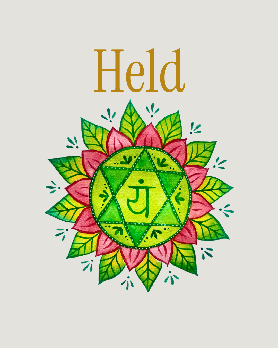 Held - heart chakra blend