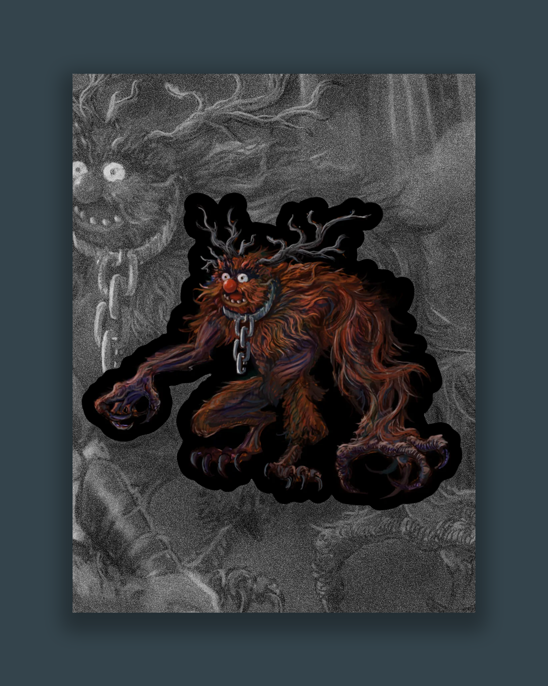 Cleric Beast Animal Sticker