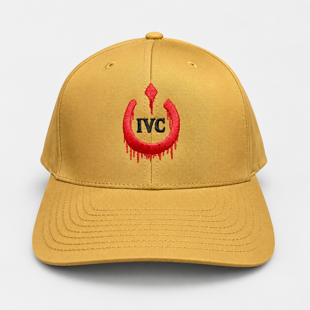 IVC Logo Hat (Amber Gold)