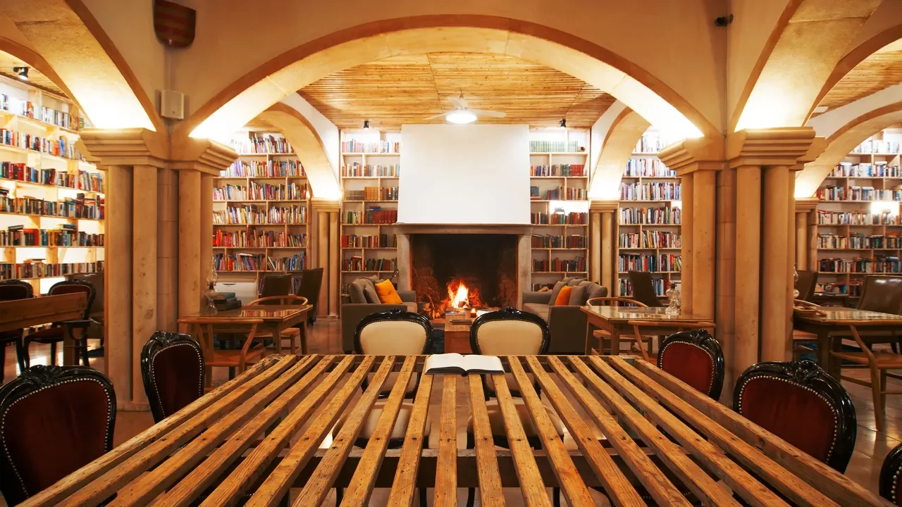 Common Space at The Literary Man Óbidos Hotel Portugal