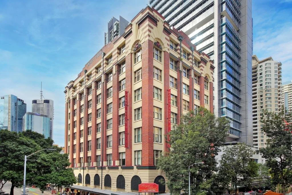 Exterior image of The Royal Albert Hotel, Brisbane
