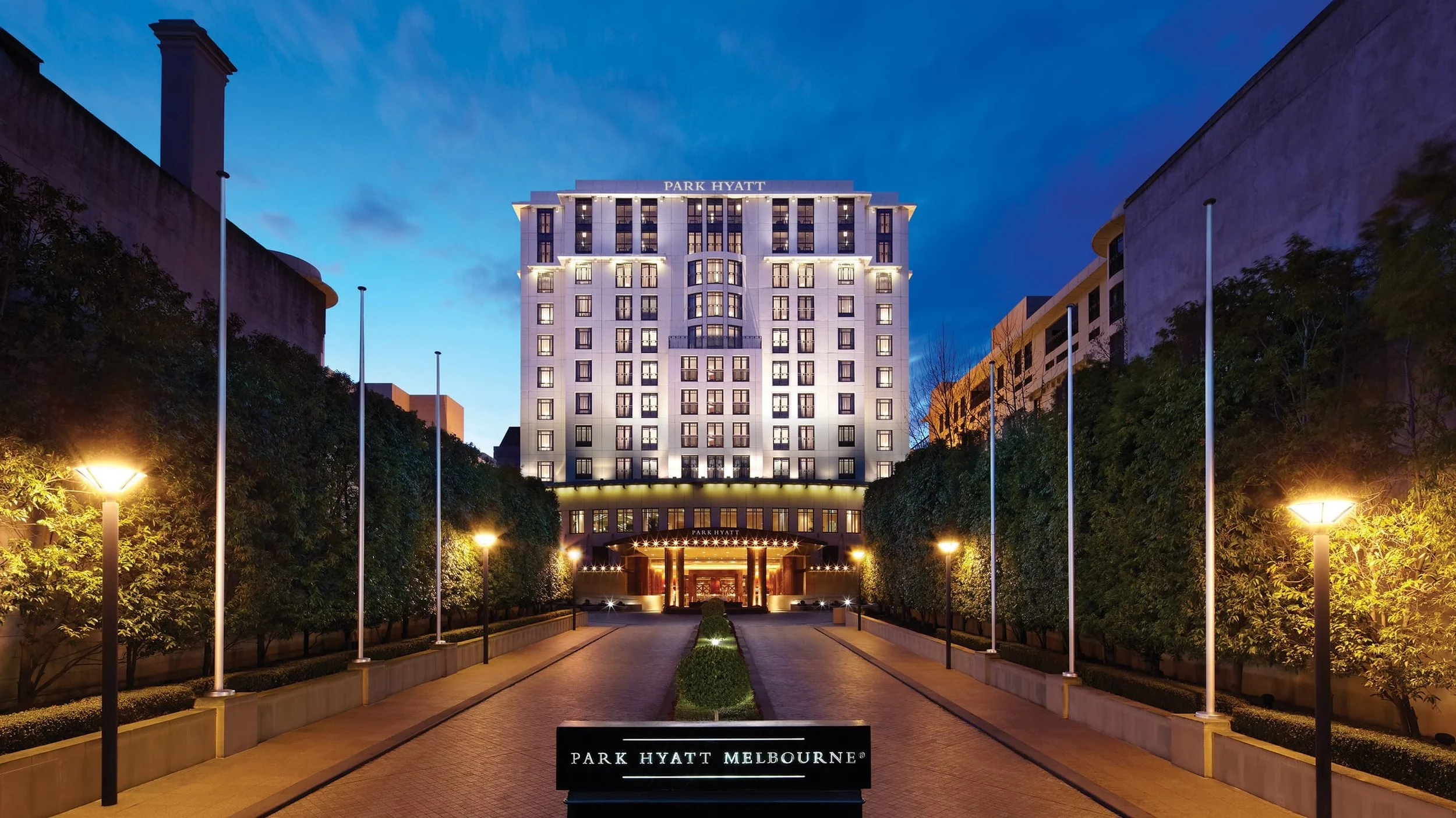 Exterior View of the Park Hyatt in Melbourne