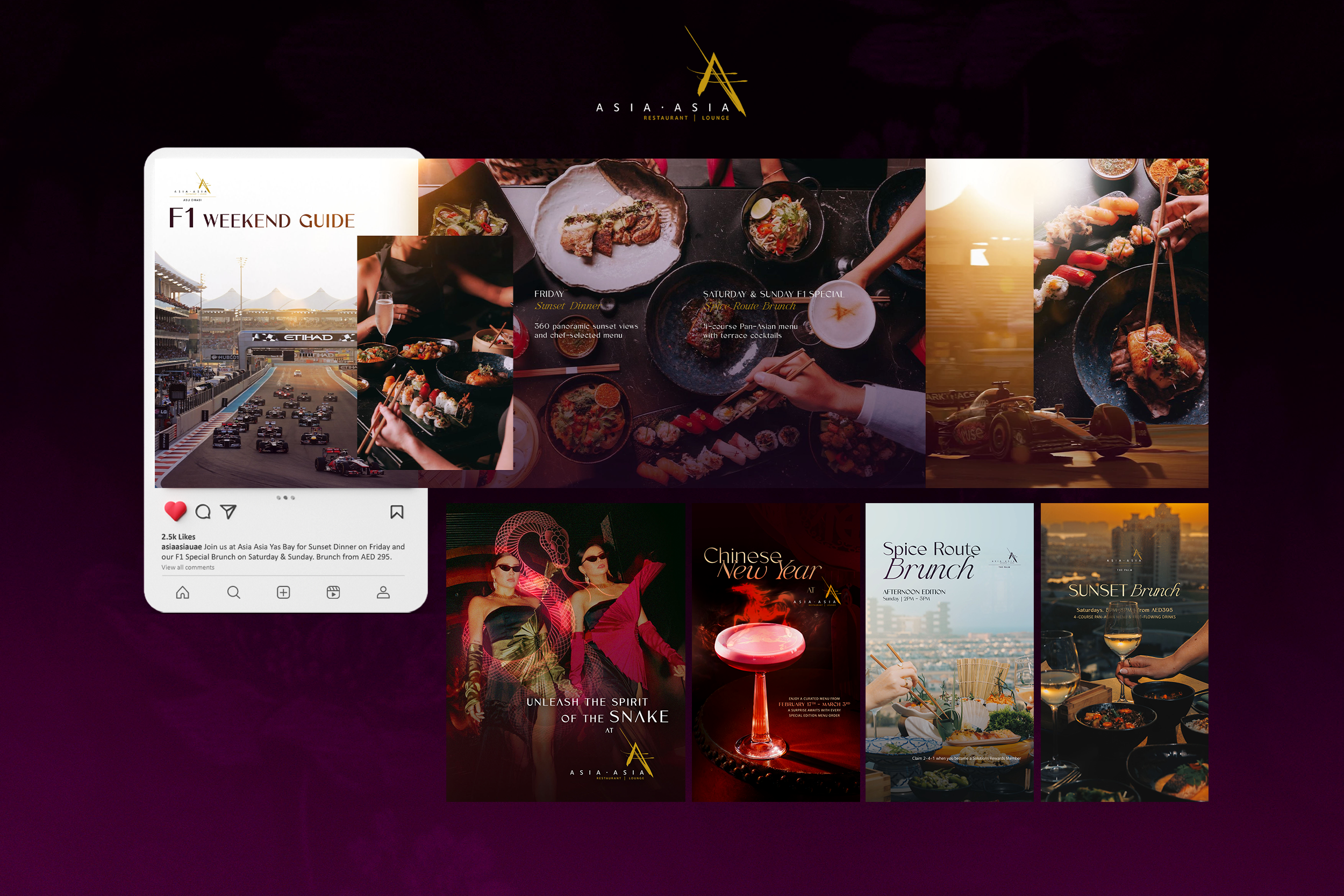 Event Artworks | Social Media Posts | Brand Profile | Menus