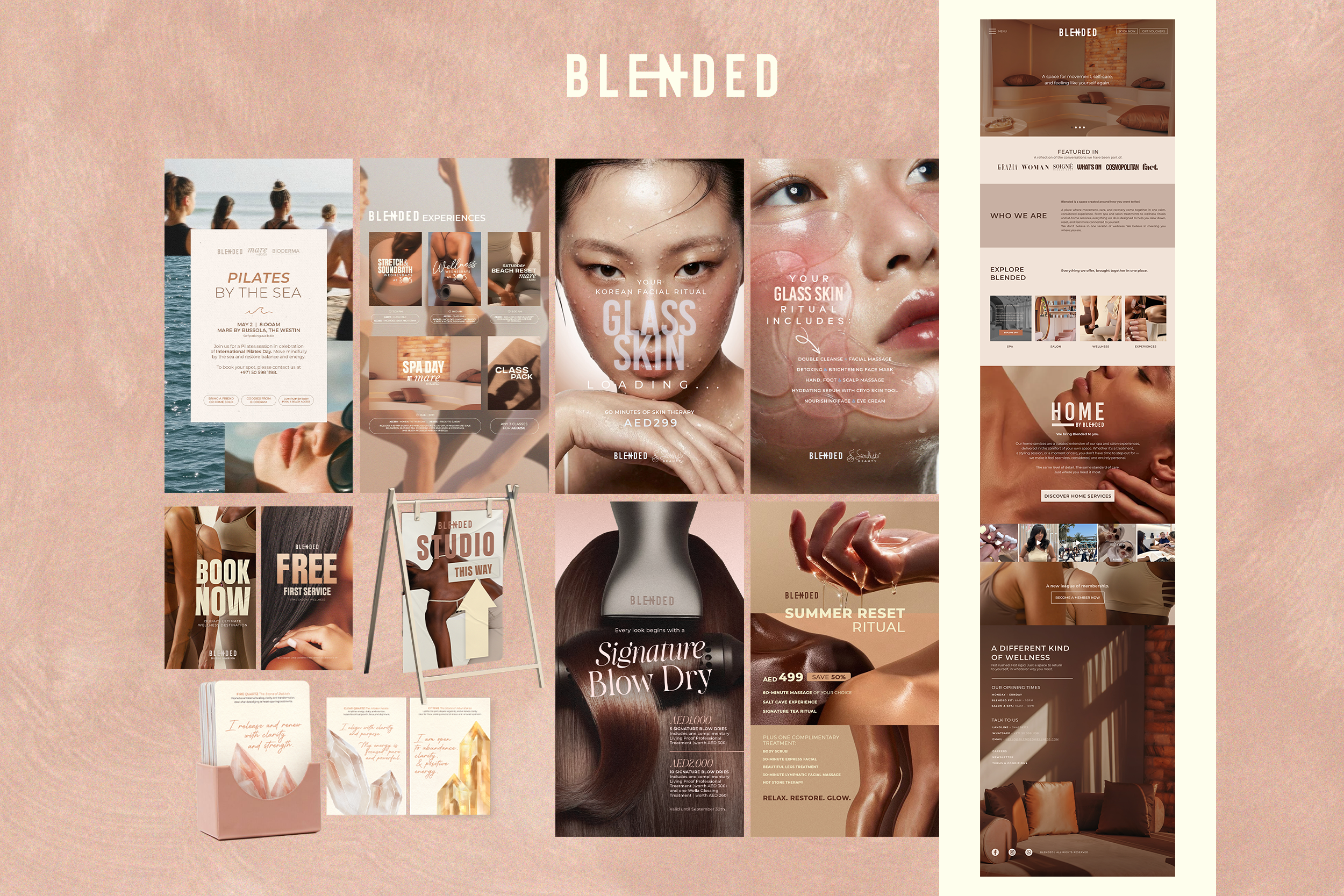 Social Media Posts | In-Venue Print Collaterals | Website Layout