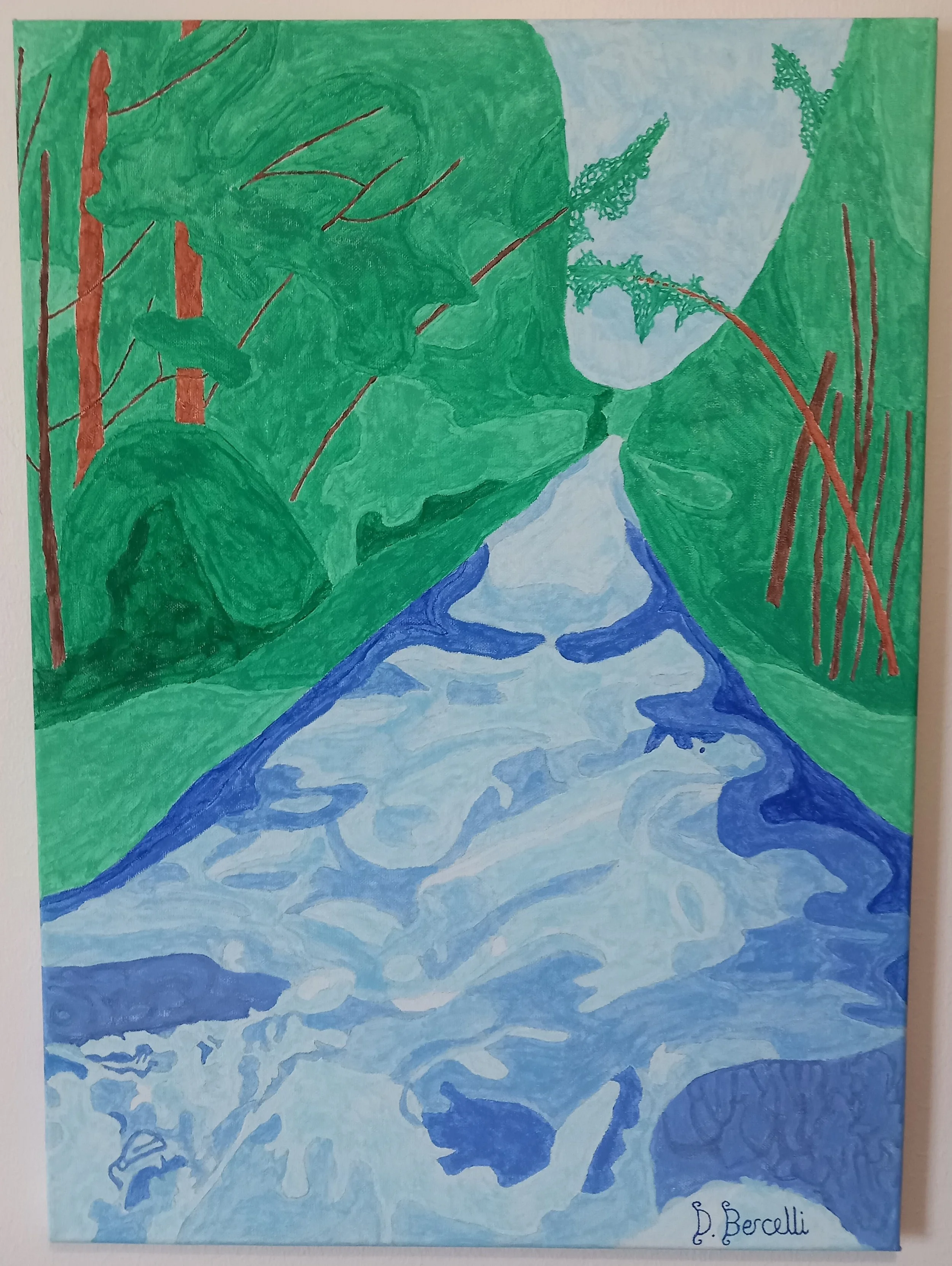 Way of  water (50 x 70cm)