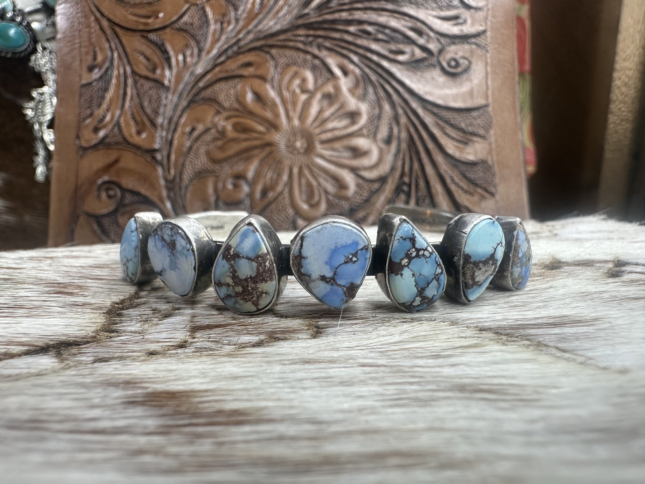 Tom Lewis Golden Hills Turquoise Cuff Bracelet 01