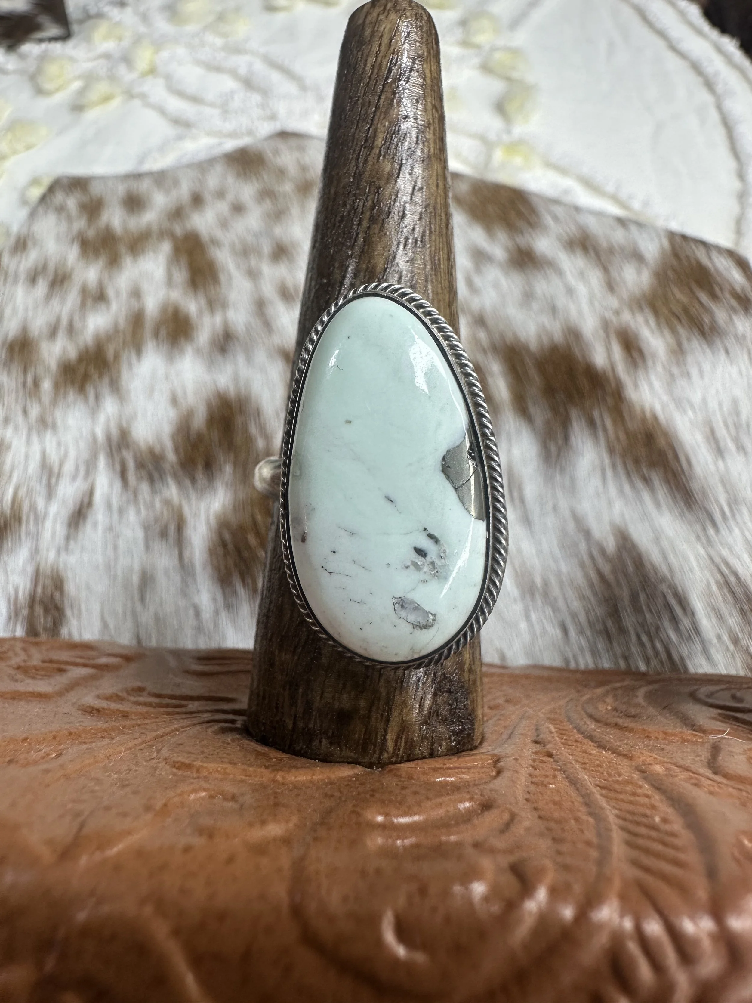 Antoinette Martinez Paloma Variscite Adjustable Ring