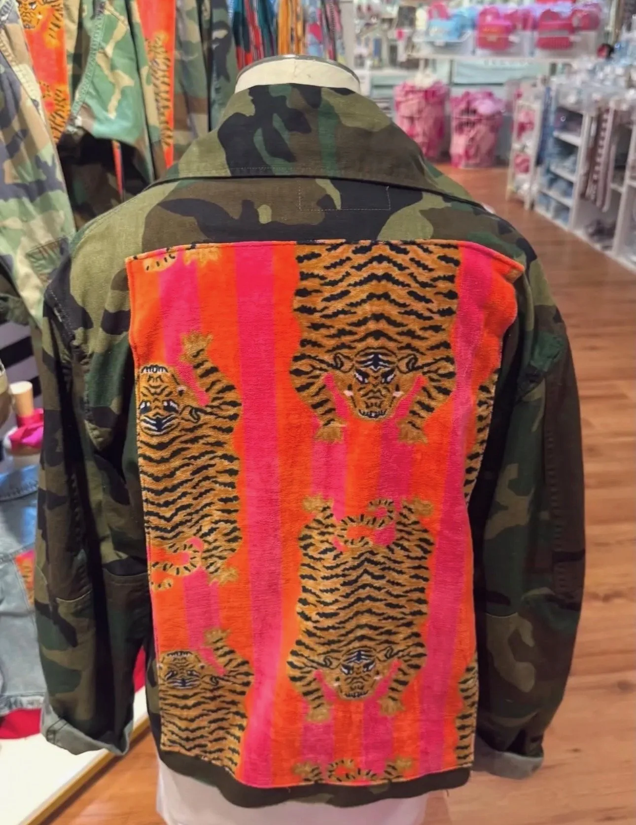 The Dopamine Tiger Camo Jacket