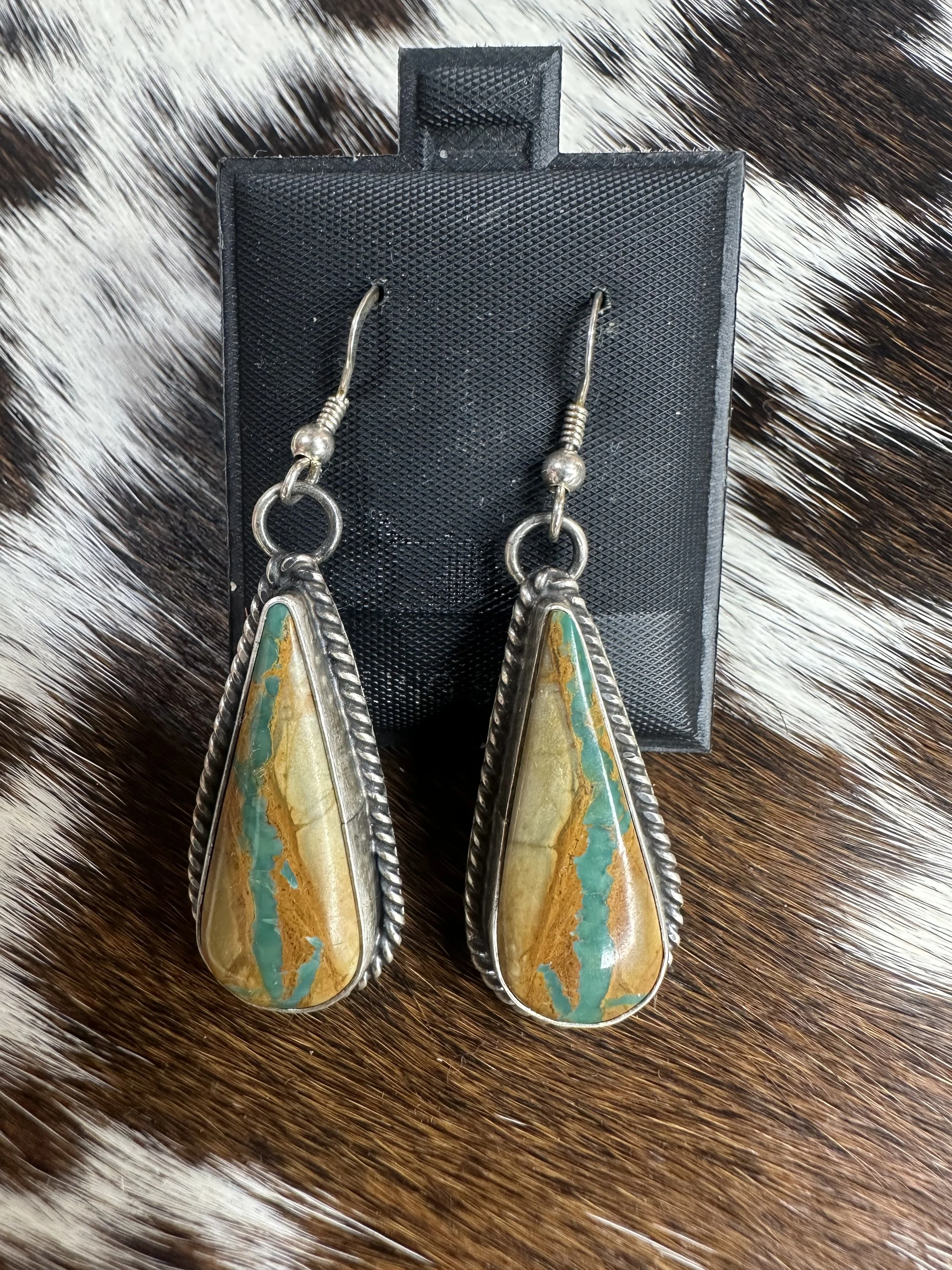 M. House Jr. Royston Ribbon Dangle Earrings