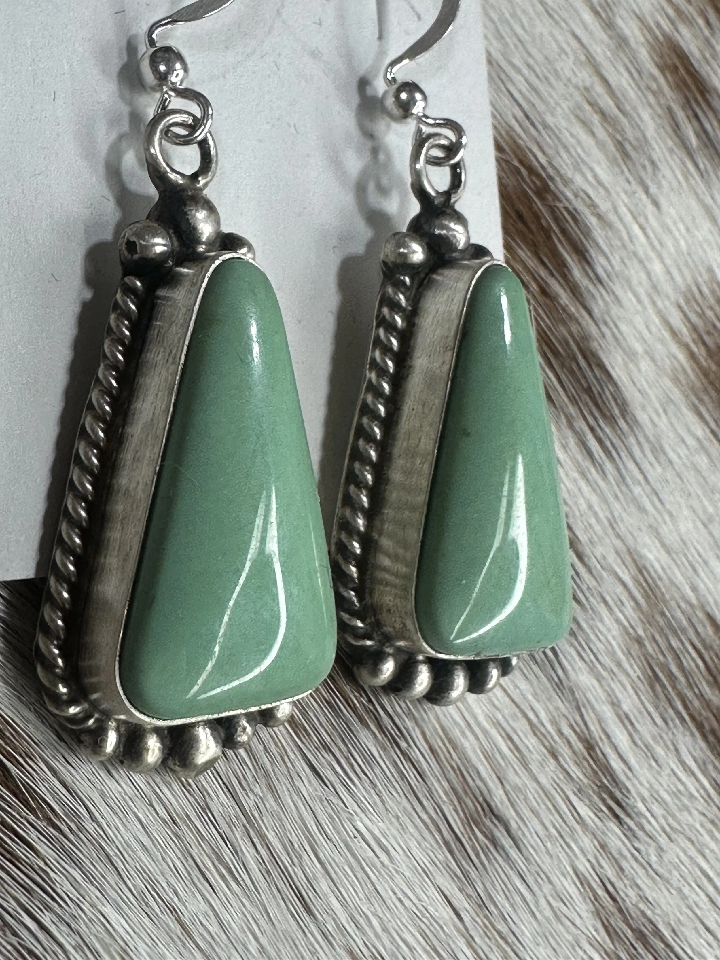 Elouise Kee Turquoise Dangle Earrings