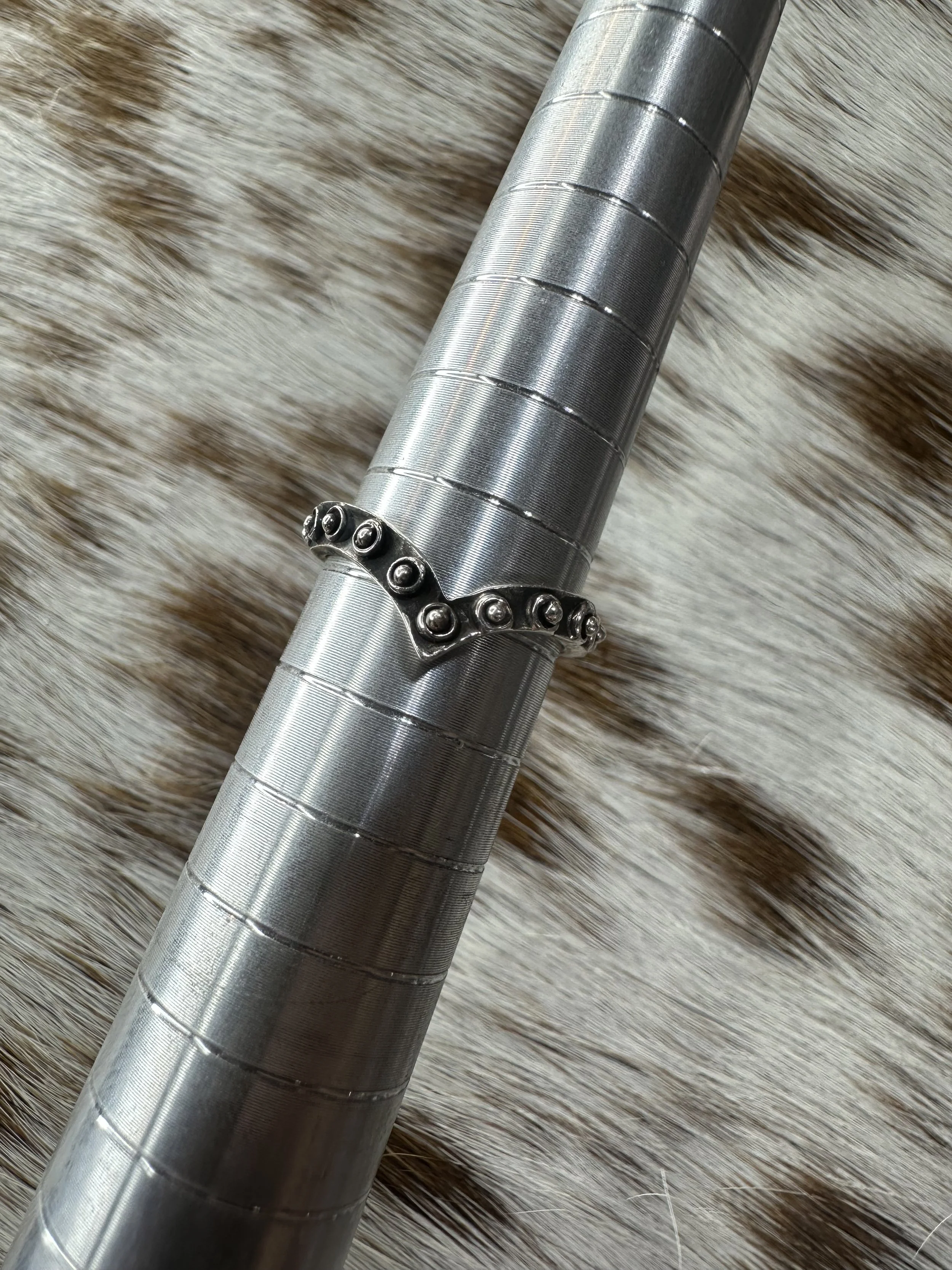 Sterling Silver Ball-Shot Ring