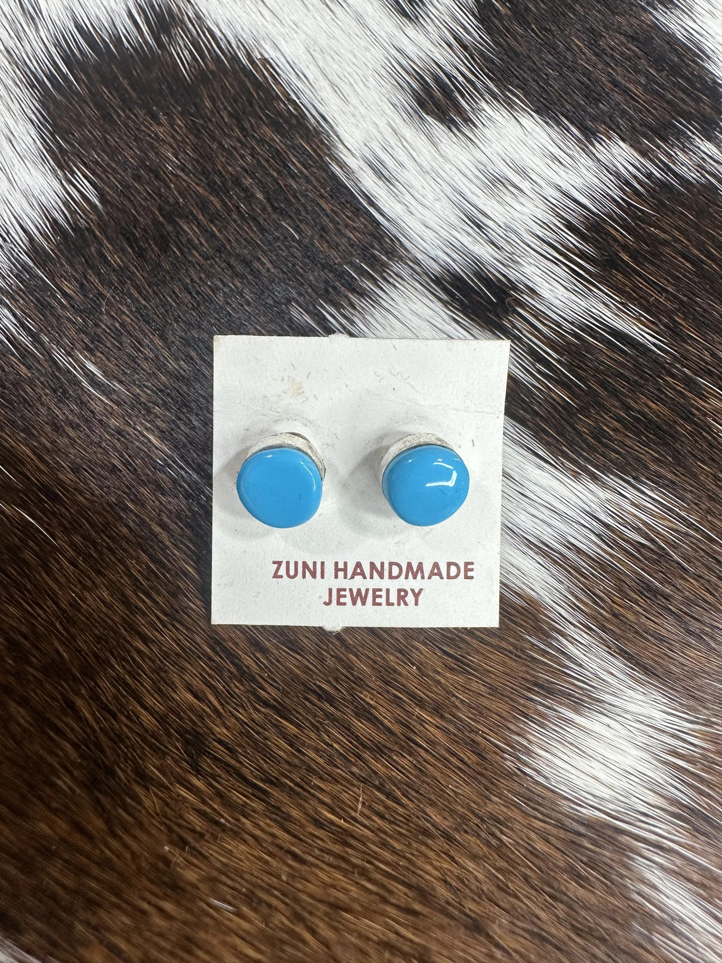 Zuni Turquoise Studs