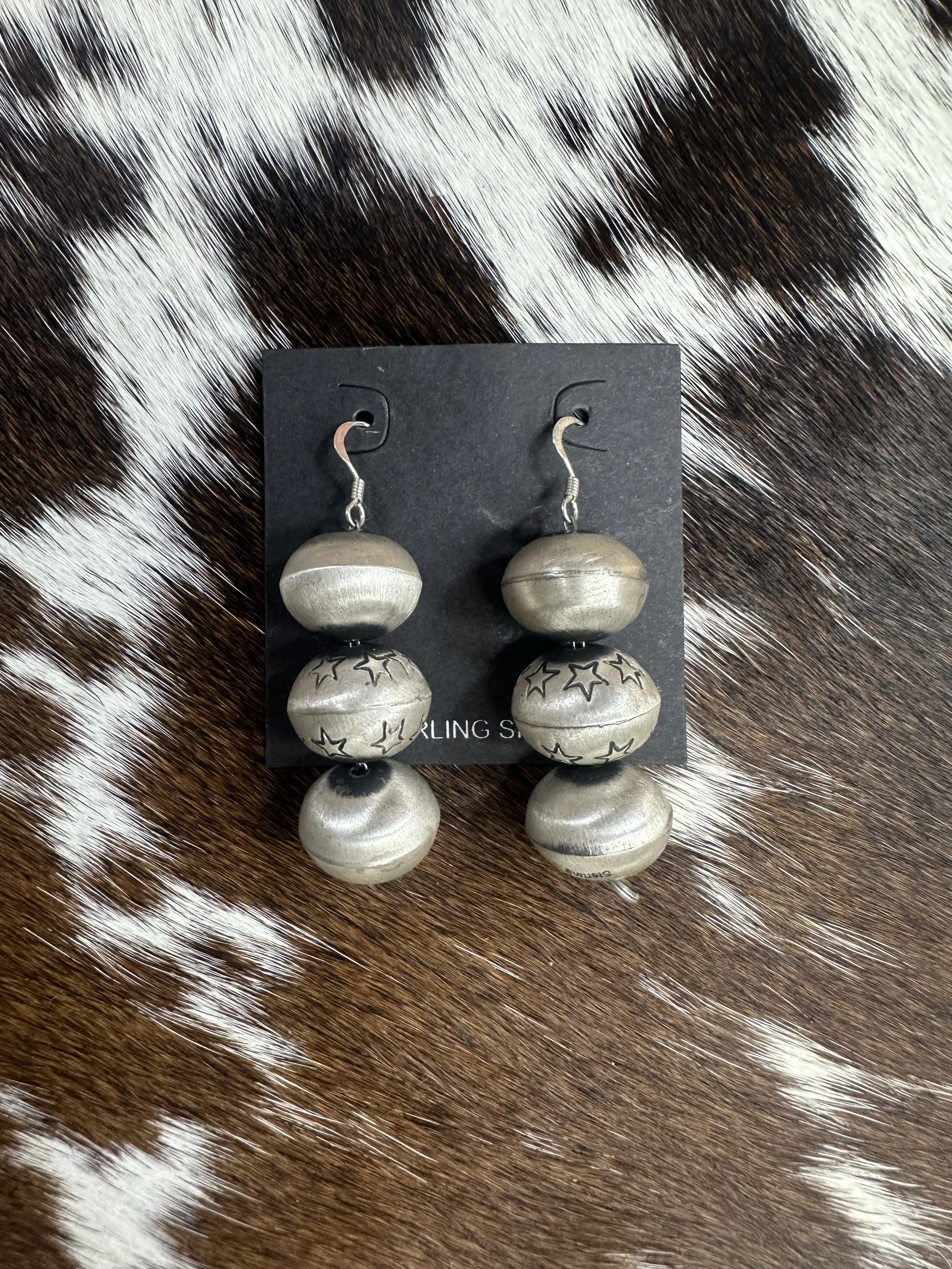 Monica Smith Pearl Earrings- all silver