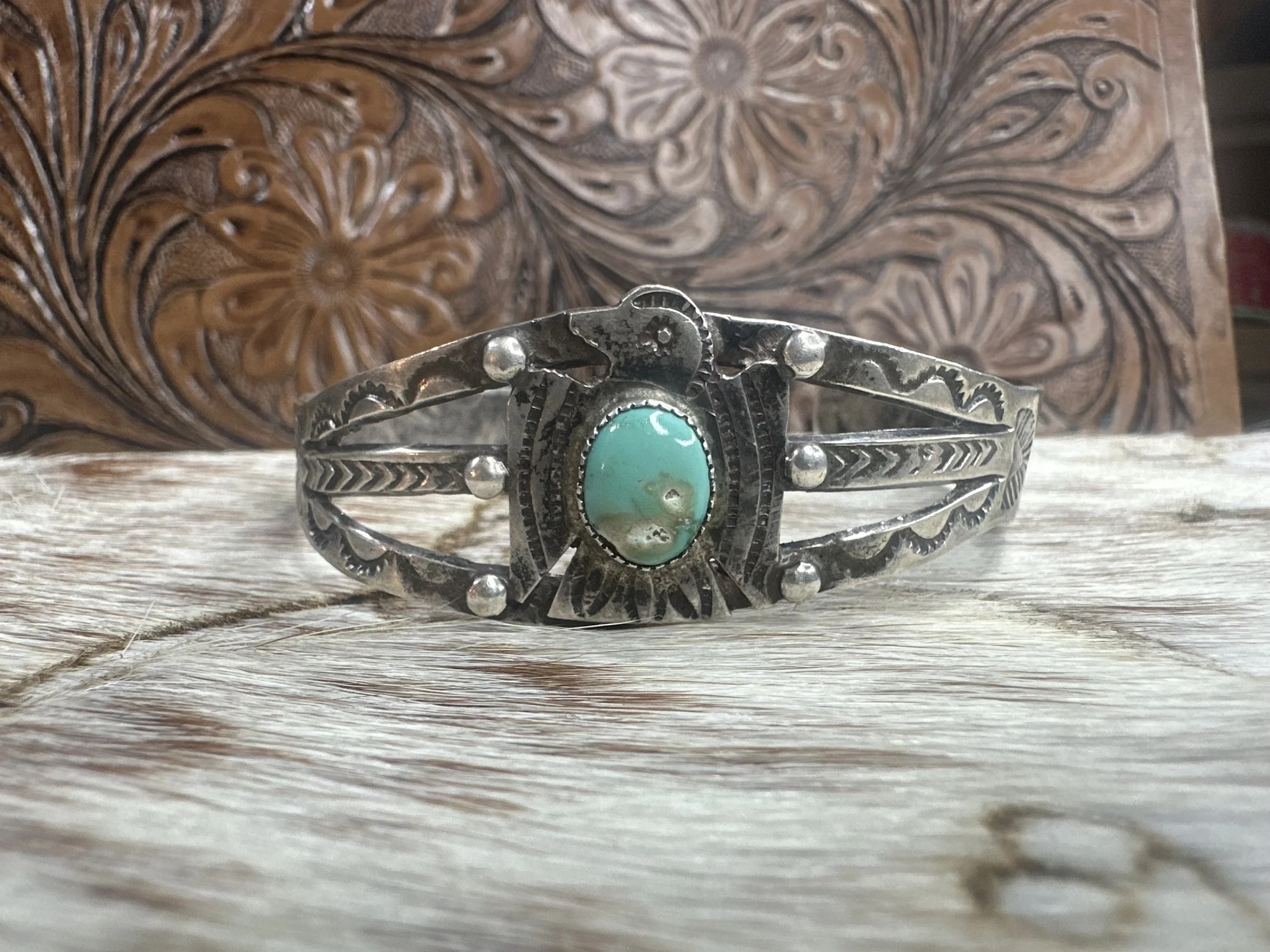 *Vintage* Fred Harvey Era Thunderbird Cuff