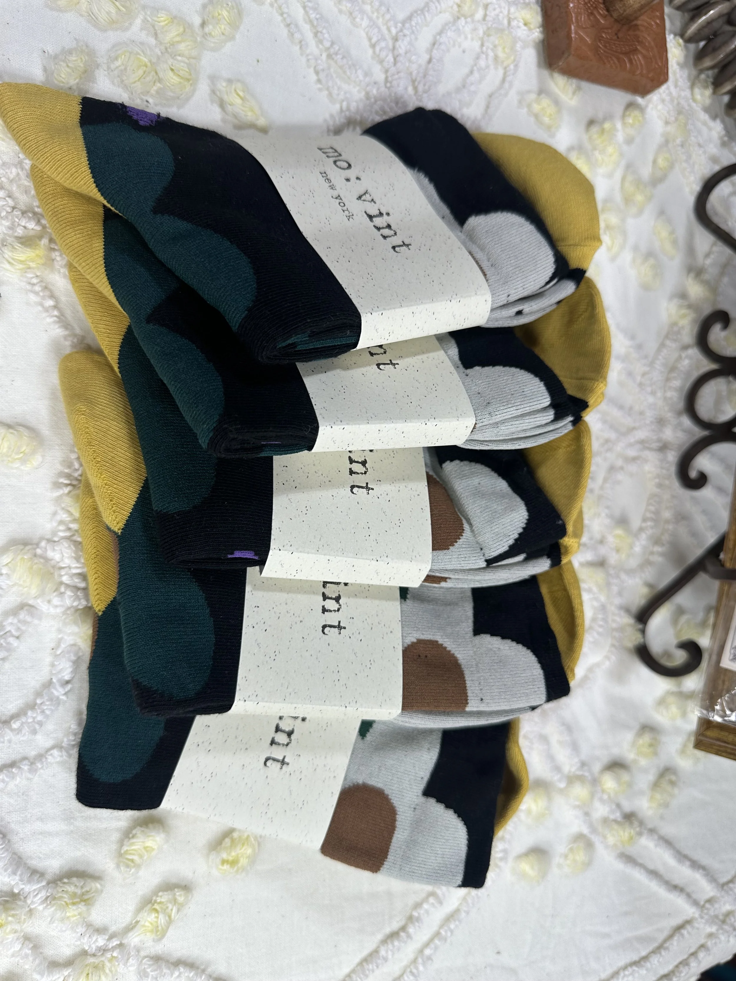 Multi Color Floral Socks