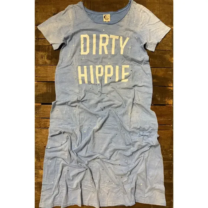 Dirty Hippie Dress - Blessful Blue - One Size