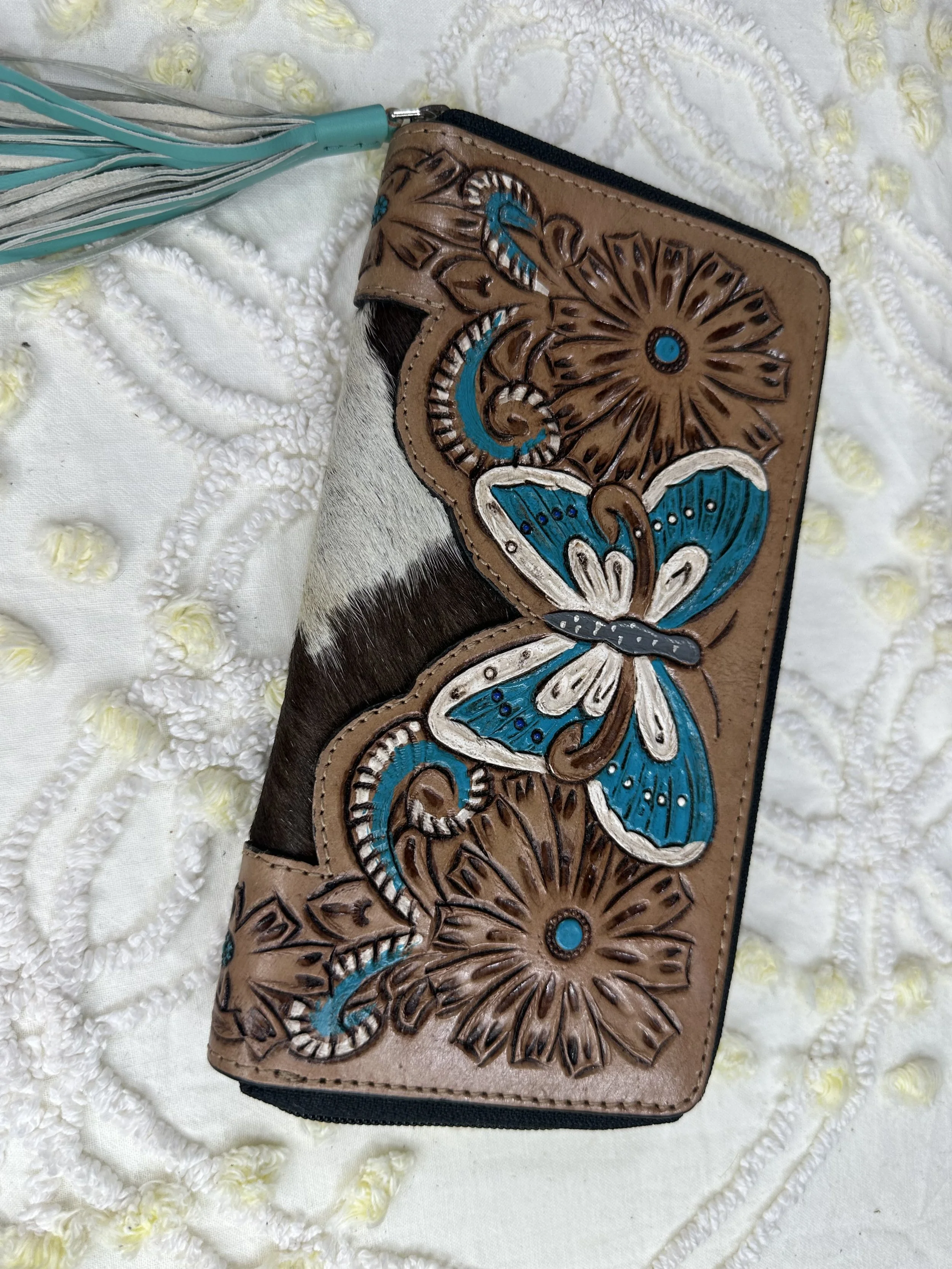 Cutie Leather Butterfly Wallet