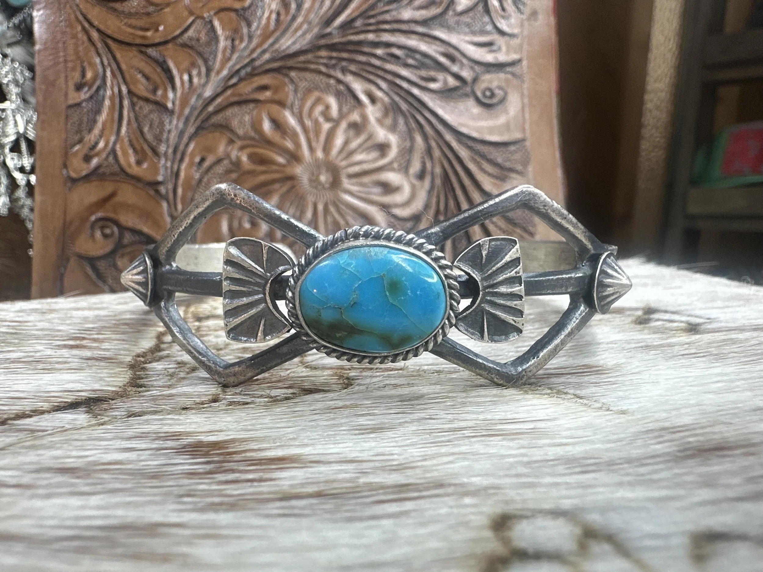 Kevin Billah Sonoran Gold Turquoise Cuff