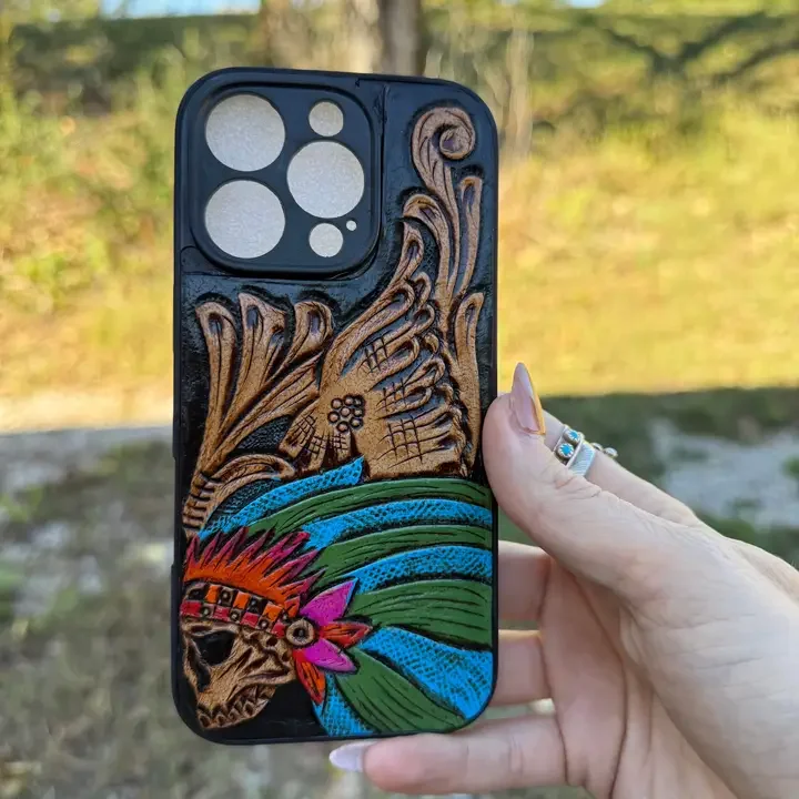 Leather Headdress Phone Case