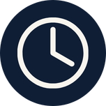Clock showing the time as 10:00