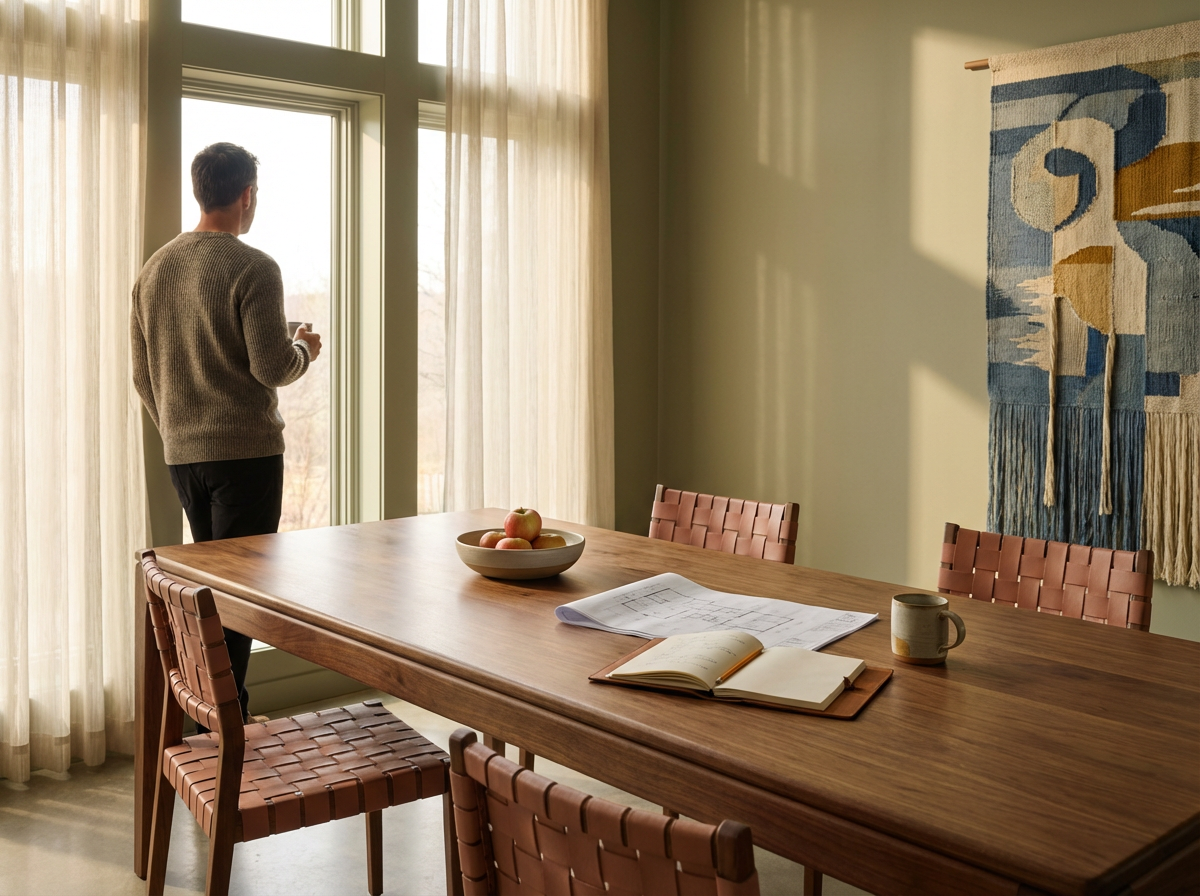 Solid Walnut Dining Table