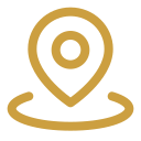 Icône de localisation sur une carte