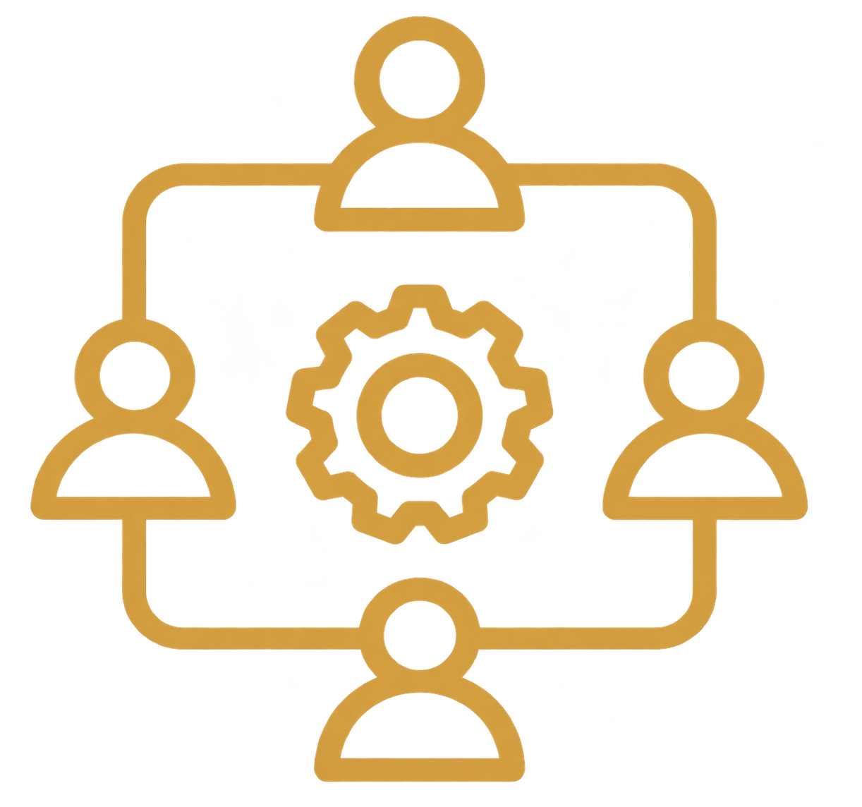 yellow icon for transparent vendor coordination