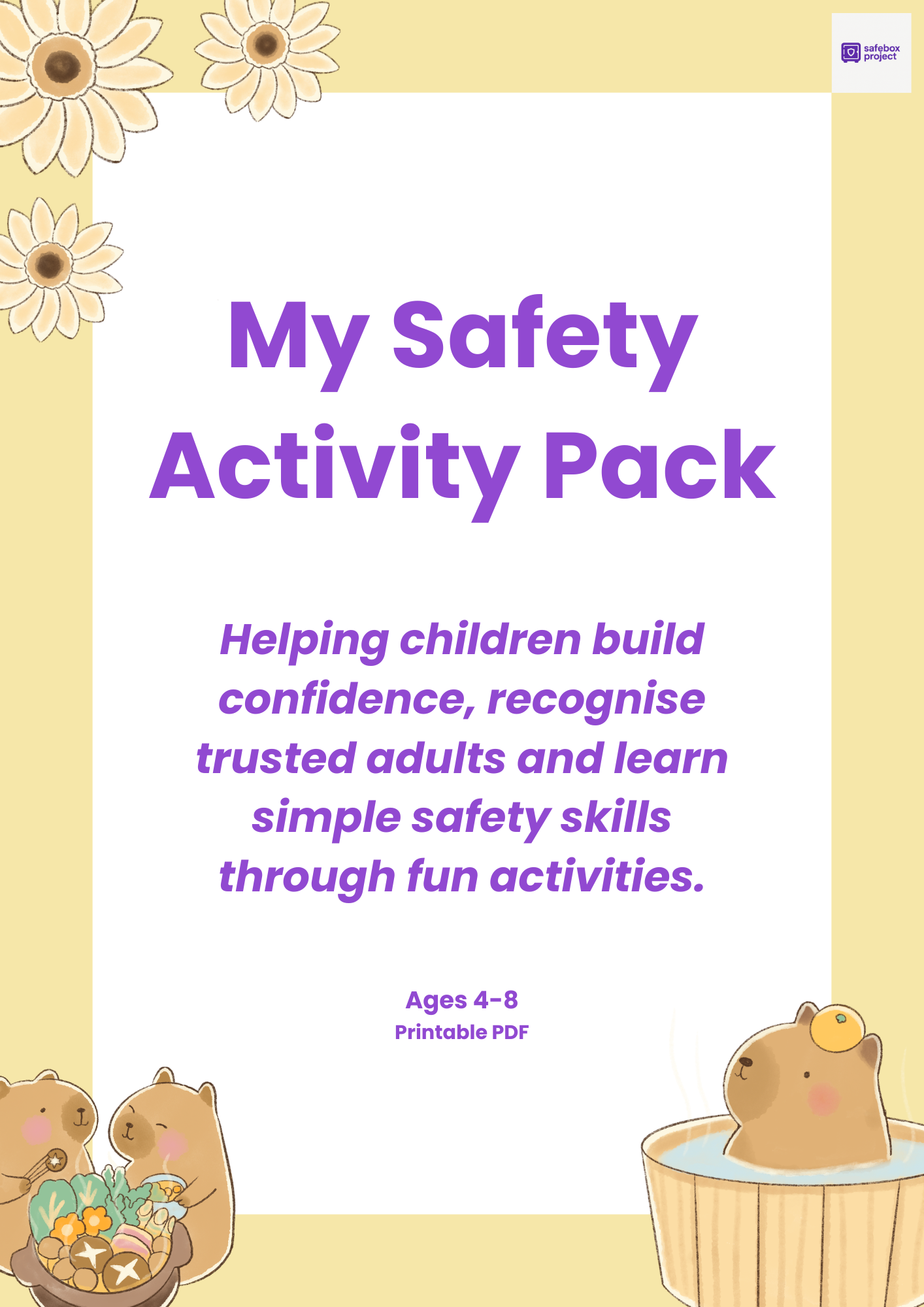 My Safety Activity Pack - Children's Safety And Confidence Workbook