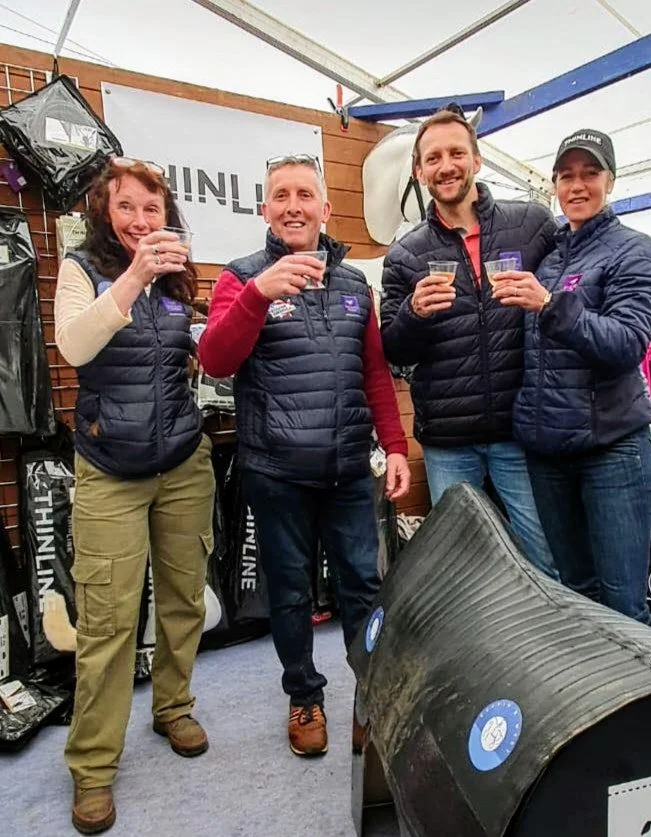 Christina Wiederkehr with some of Swiss Eventing's partners.
