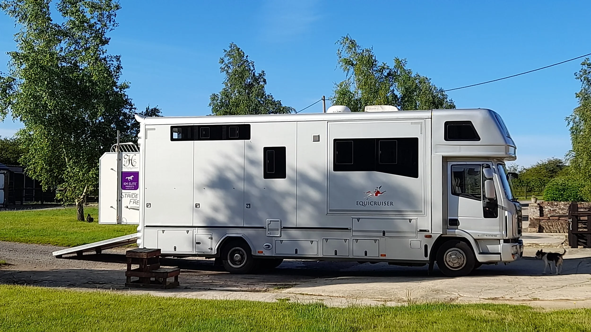 The Swiss Eventing Competition Horse Transporter.