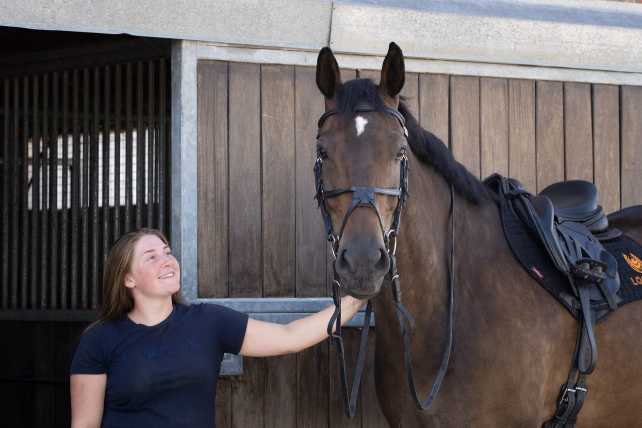 Taylor Thornton, Head Groom at Swiss Eventing.
