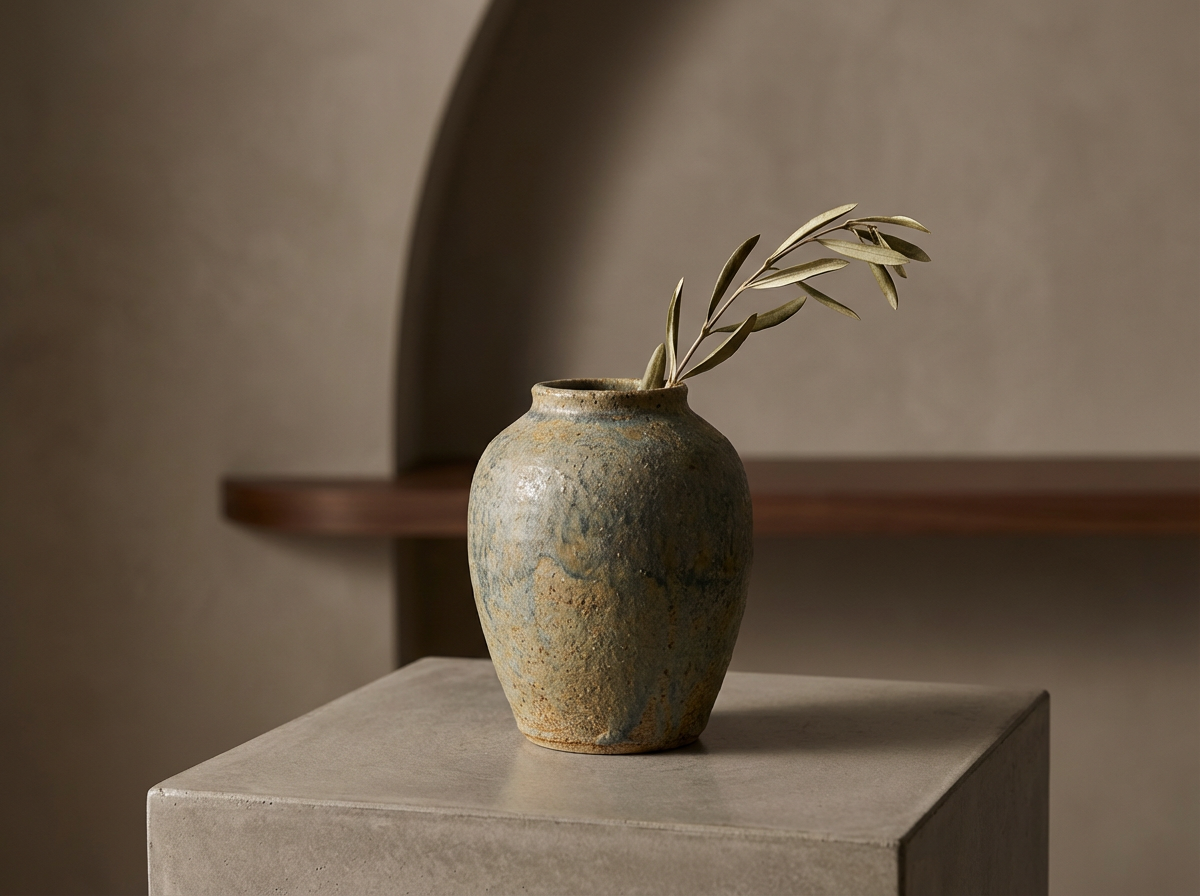 Artisan Clay Vase