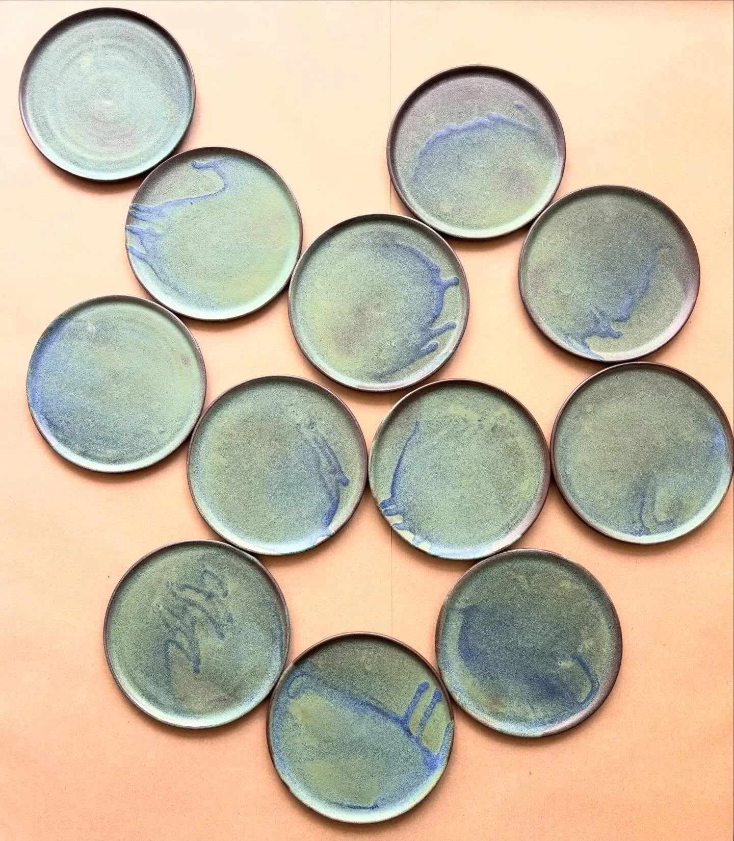 Admiring the drips on these side plates