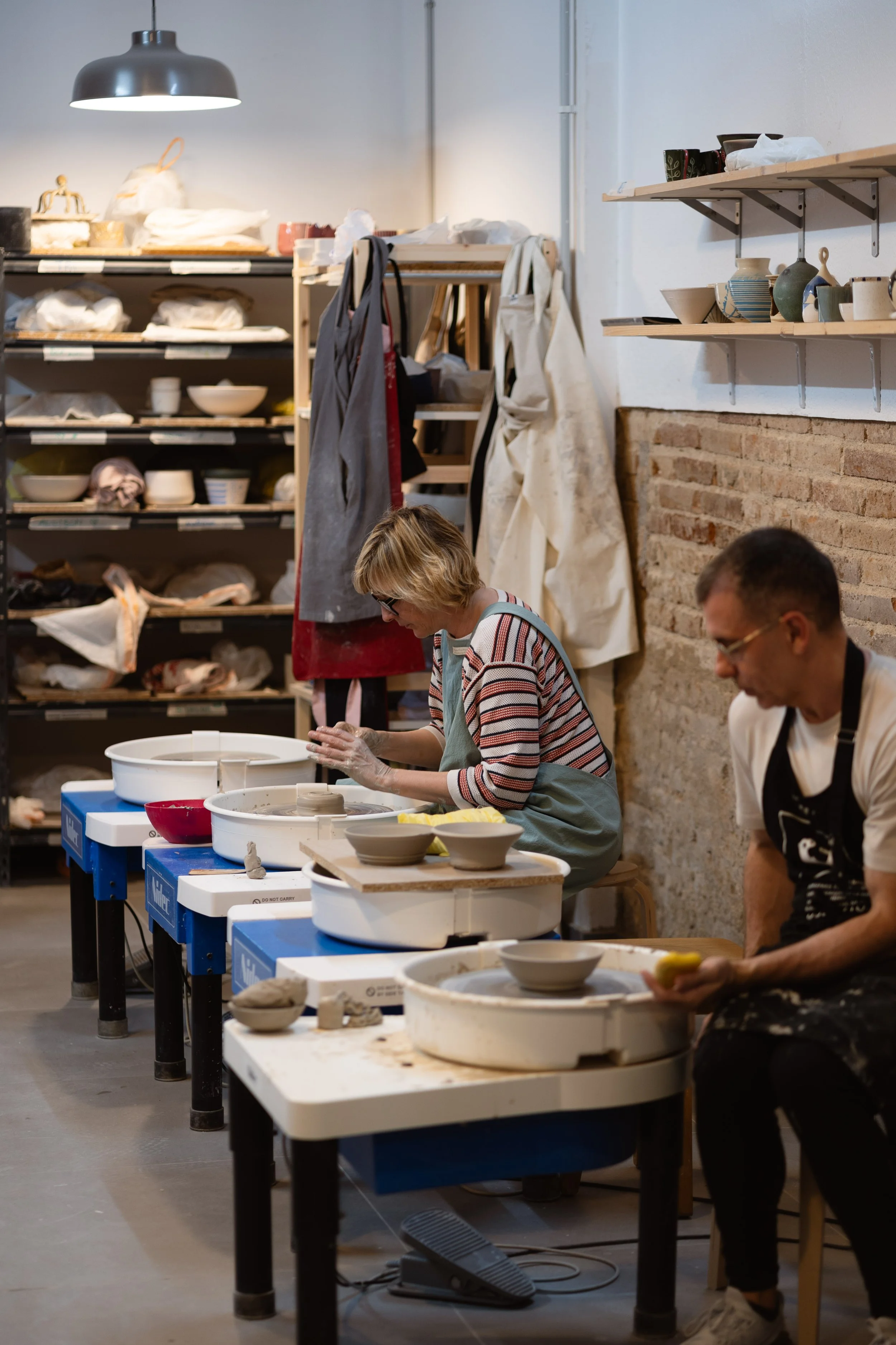 Hoji Ceramics Regular Classes Wheelthrowing Barcelona